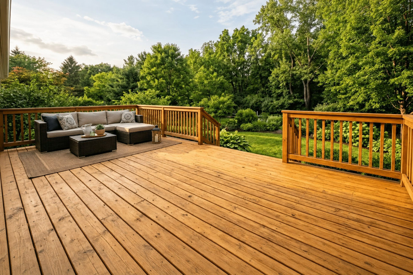 Cedar Wood Deck Construction in Duarte, CA