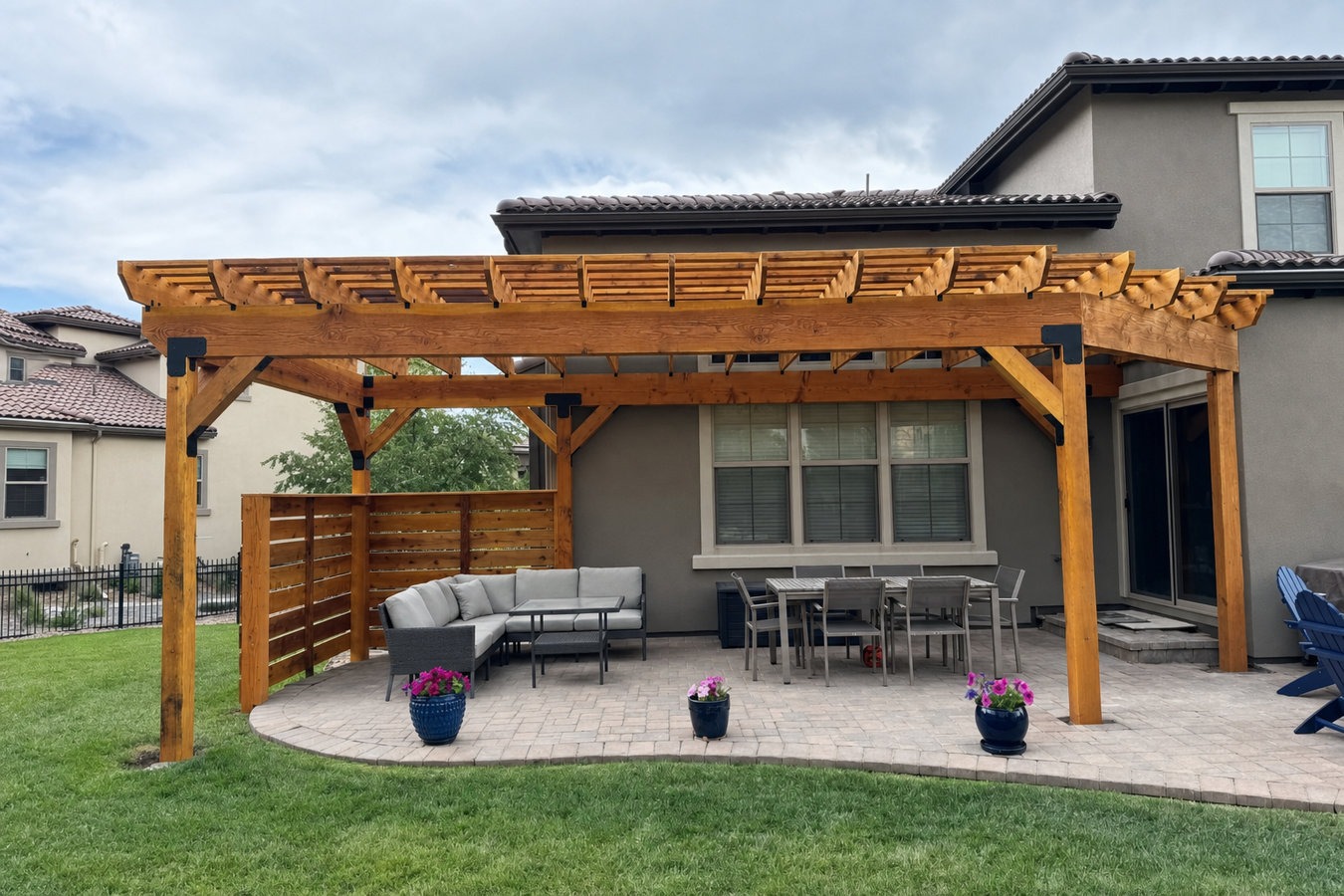 Pergola installation